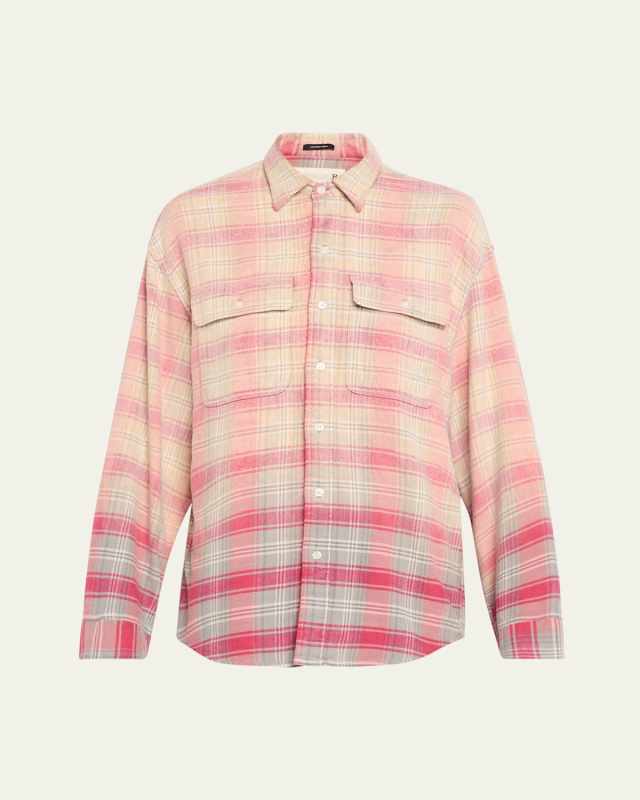 Relaxed Plaid Work Shirt